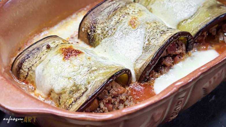 Auberginen Rollen Rezept
