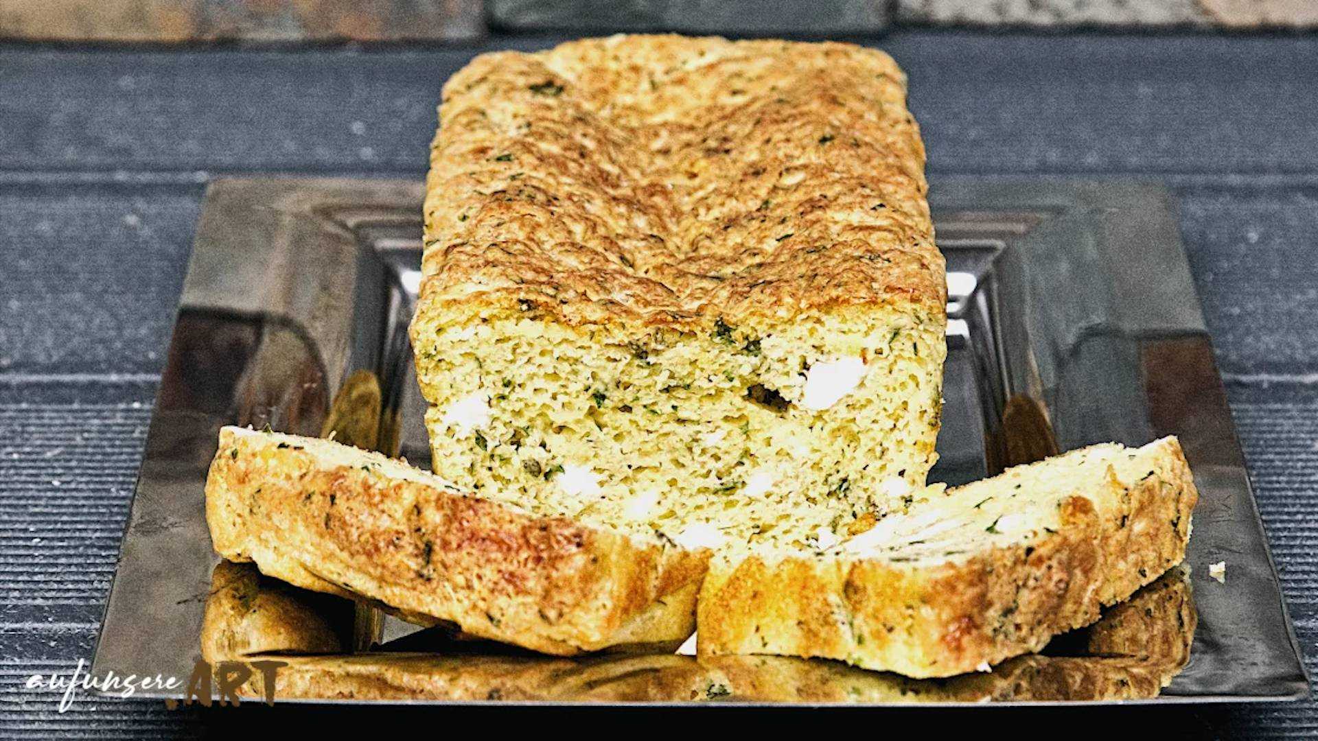 Kräuter Feta Brot, super Rezept für 100% igen Genuss-Urlaub!