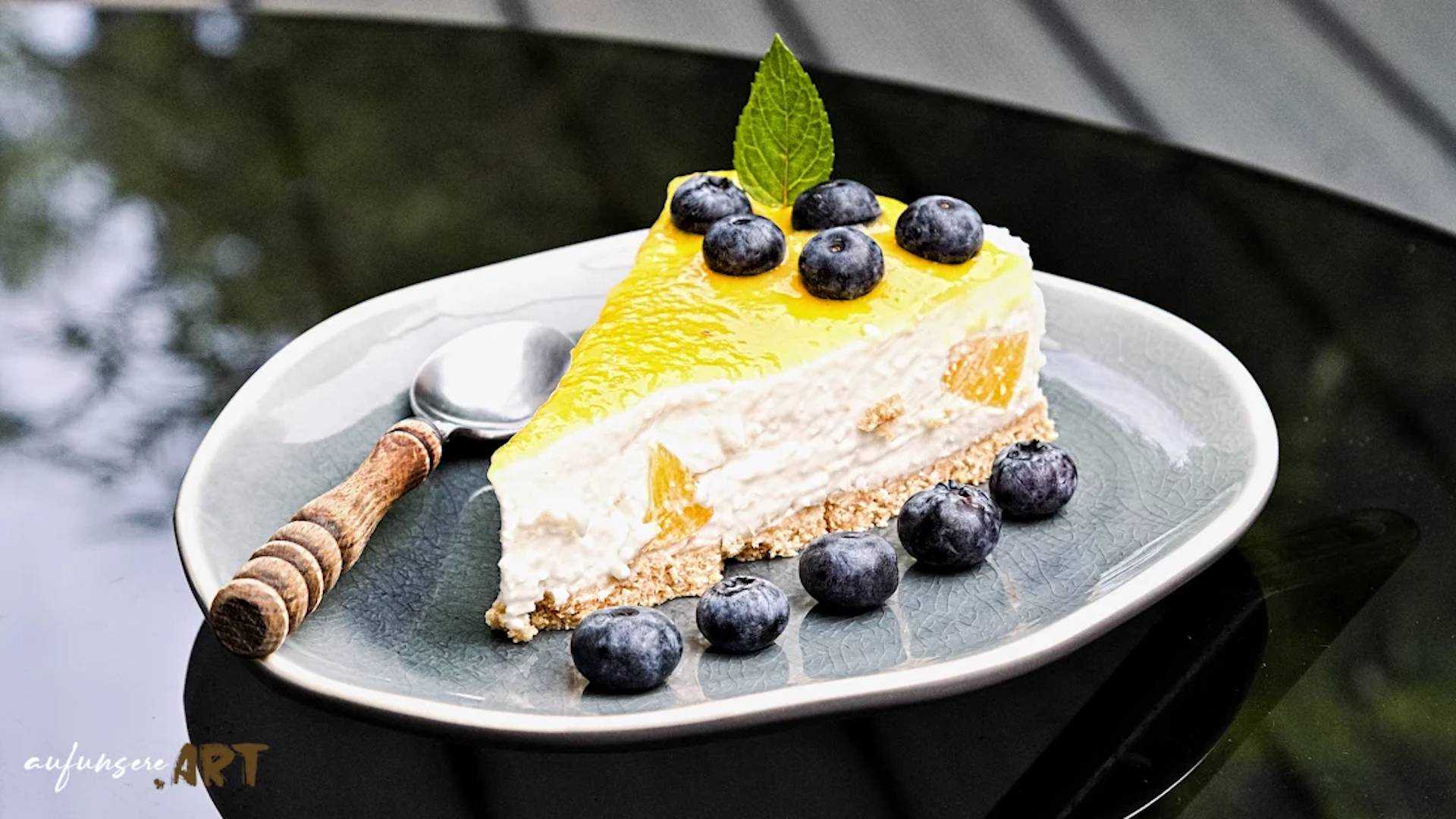 Pfirsich Kokos Cheesecake Rezept
