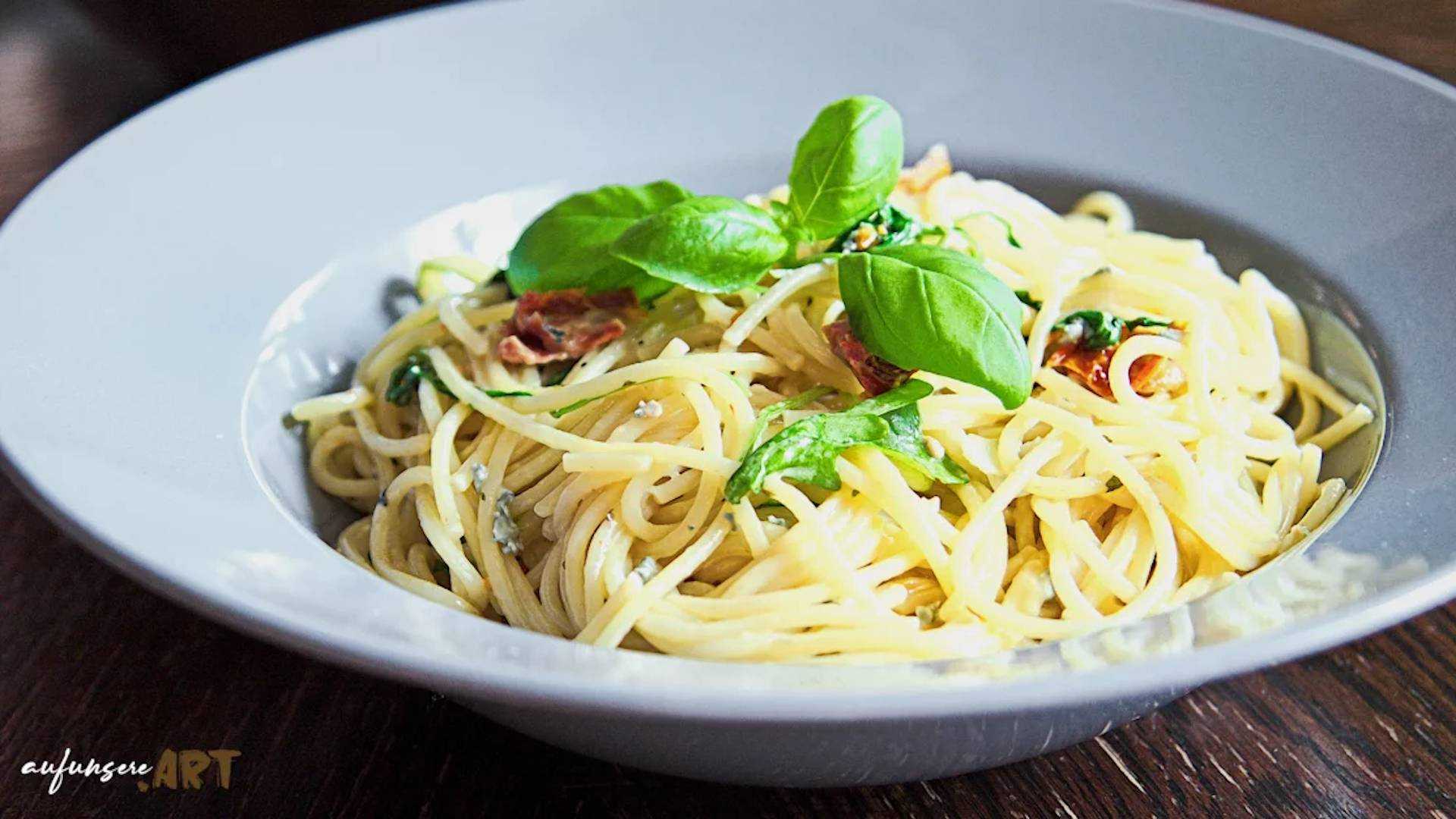 Spaghetti Gorgonzola, super einfach und 100% Genuss