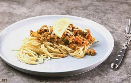 Spaghetti a la Zitronen Ragout Rezept