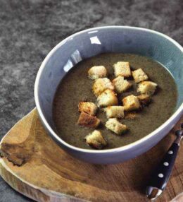 Champignon Creme Suppe vom braunen Champignon – 100% Genuss pur