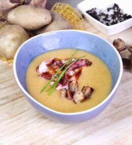Kartoffelcreme Suppe, über Generationen begeistert, schnell und einfach gemacht!