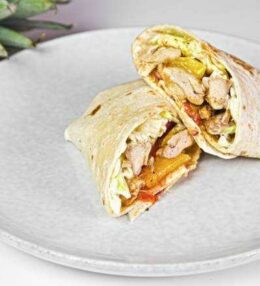 fruchtiger Wrap mit Huhn, einfach und schnell gemacht, Genussrolle To Go!