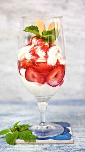 1 X Erdbeer Mascarpone Creme, Einfach & Schnell Zum Genuss