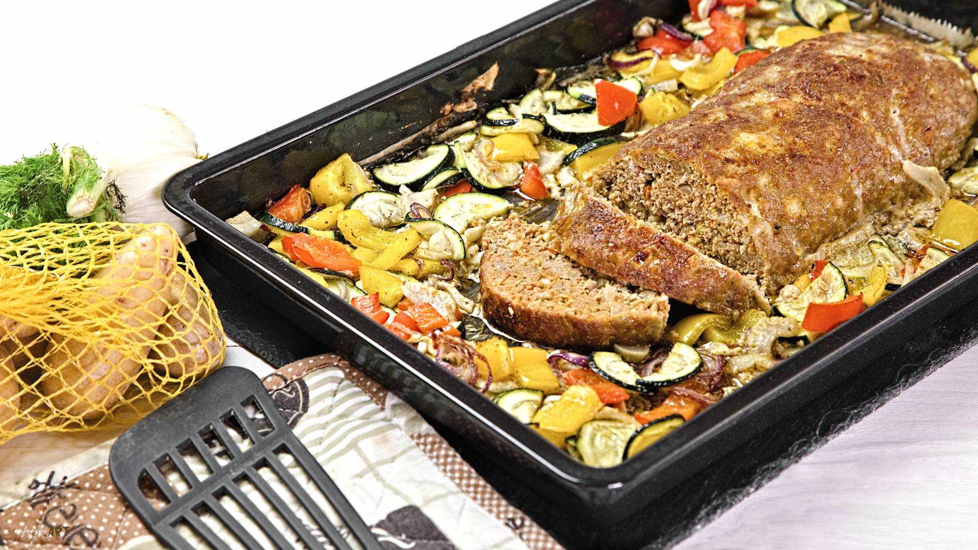 Maditerraner Hackbraten Rezept