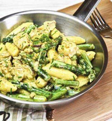 Spargel Schupfnudel Pfanne Rezept