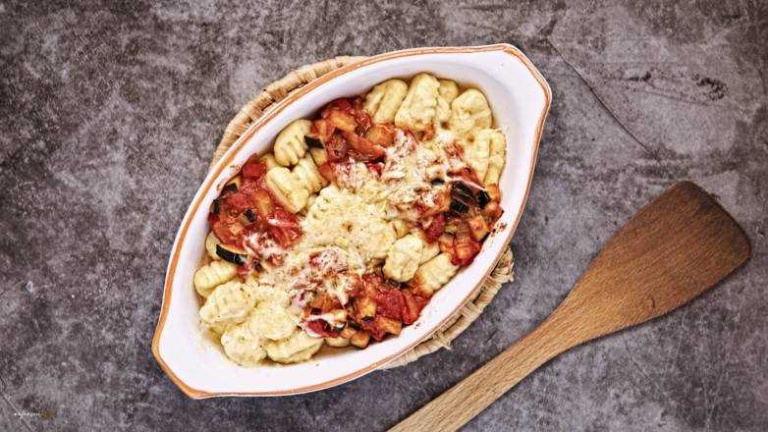 1 x Gnocchi Auflauf, einfach, vegetarisch, extrem gut!