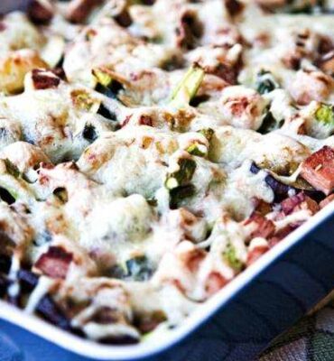 Leberkäsauflauf Rezept