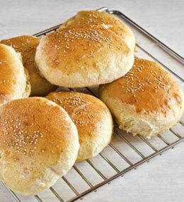 flaumige Burger Buns, einfach die Besten, unglaublich flaumig und gut!