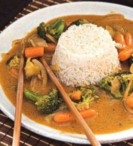 Gemüse Curry, vegan, 1 x einfach Genuss mit Biss bitte