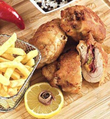 Gebackenes Huhn Pilzfüllung Rezept