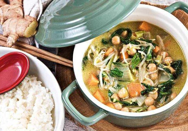 Grünes Gemüse Curry Rezept
