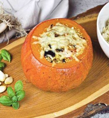 Kurbis vegetarisch gefüllt Rezept
