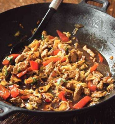 Wok Schwein Chinakohl Rezept