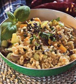 Zartweizen Gemüse Pfanne, einfach vegetarisch genießen