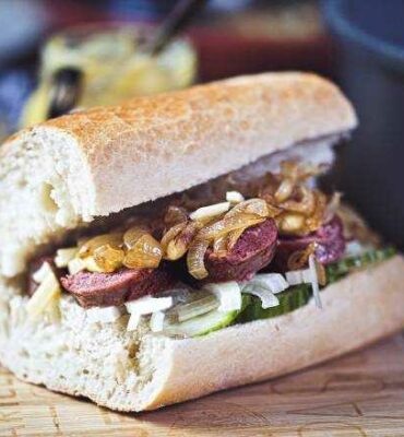 Hot Dog Rinderbratwurst Rezept