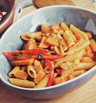 Feurige Penne Chili Gemuese Rezept