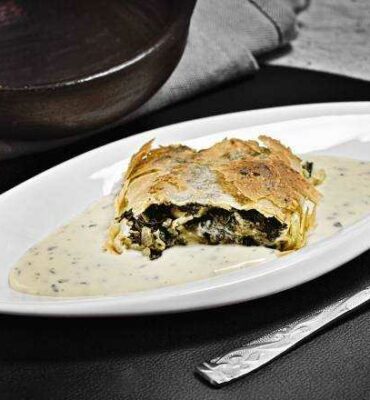 Spinat Feta Strudel Rezept