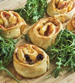 Pizza Schnecken, das ultimative Party-Food und Single-Snack