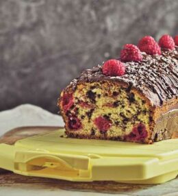 Rührteig Kuchen mit Himbeeren, Kokos und Schoko, einfach himmlisch