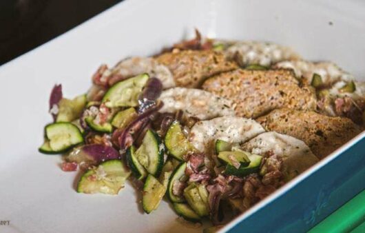 Hackbraten Knödel Auflauf Rezept