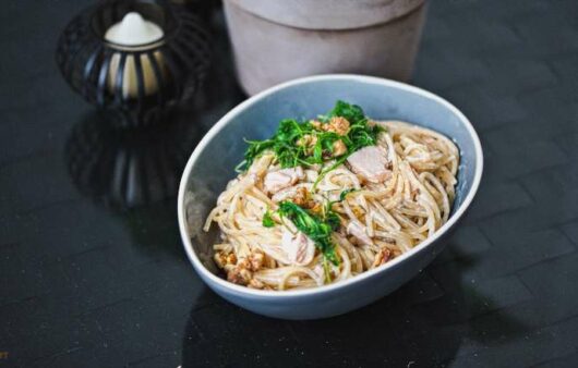 Lachs Spaghetti Rezept