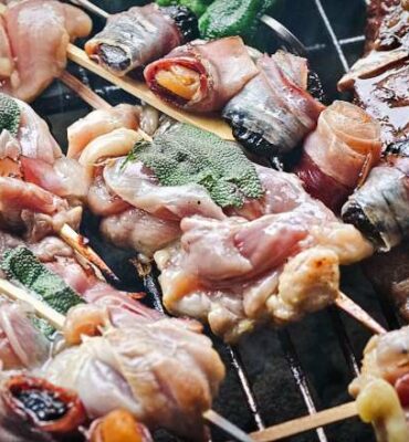 Huehnchen Saltimbocca vom Grill Rezept