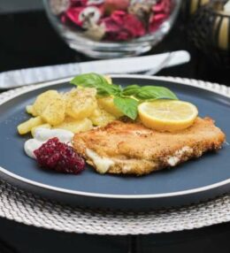 Käse Cordon Bleu mit Apfel-Füllung, ein kulinarisches Gedicht, einfach!