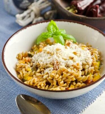 Gemüse Pasta Arrabiata Rezept