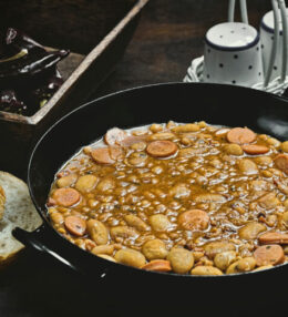 Bohnengulasch Rezept aus der einfachen und schnellen Küche