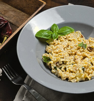 Ricotta Knoblauch Pasta Rezept
