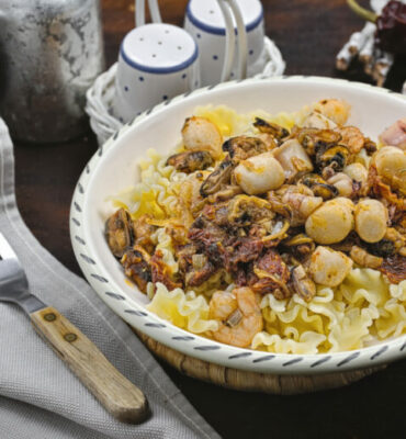 Pasta Meeresfrüchte Rezept