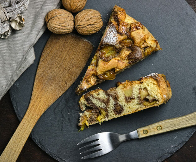 Apfel Kriecherl Schlupfkuchen Rezept