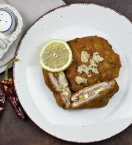 Cordon Bleu pikant, Pfefferoni, Knoblauch alias das Hexenschnitzel!