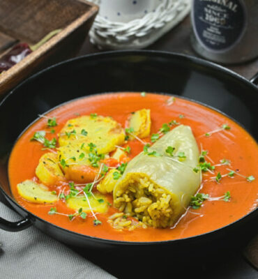 Gefüllter Paprika Vegetarisch Rezpt