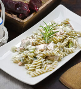 Lowcarb Lachs Fenchel Pasta, Dralli einfach, gut und schnell gemacht!