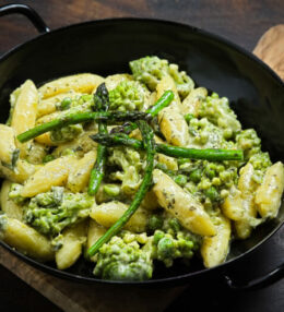 Romanesco Schupfnudel Pfanne, schnelle Küche, wunderbar einfach gemacht
