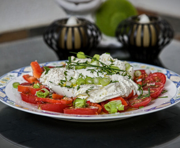 Ziegenkäse Tomaten Kräuteröl