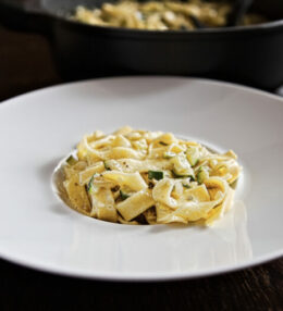 Zucchini Pasta, der schnelle Genuss, einfach auf unsere Art gemacht!