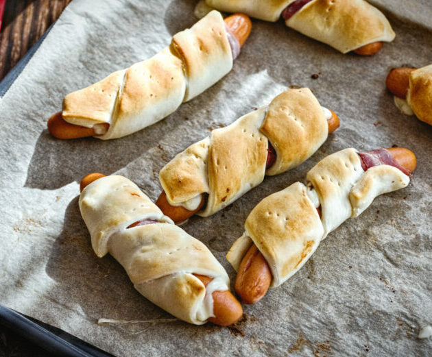 Berner Würstchen im Grillteig