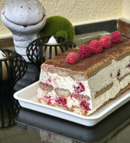 Himbeer Mascarpone Torte oder Tiramisu ohne Ei und Zucker, absolut genial!
