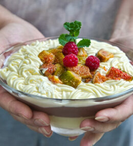 Pudding Mascarpone Bowl mit Feigen, der schnelle Nachtisch absolut perfekt!