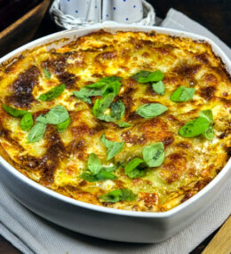Linsen Lasagne aus der Pfanne, ohne Bechamel, absolut schmackhaft und einfach!