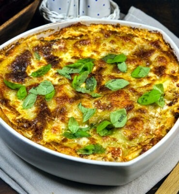 Linsen Lasagne ohne Bechamel Rezept