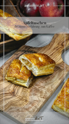 Apfeltaschen selber machen, 100%% einfach aus Plunderteig! Apfeltaschen selber machen, 100%% einfach aus Plunderteig!