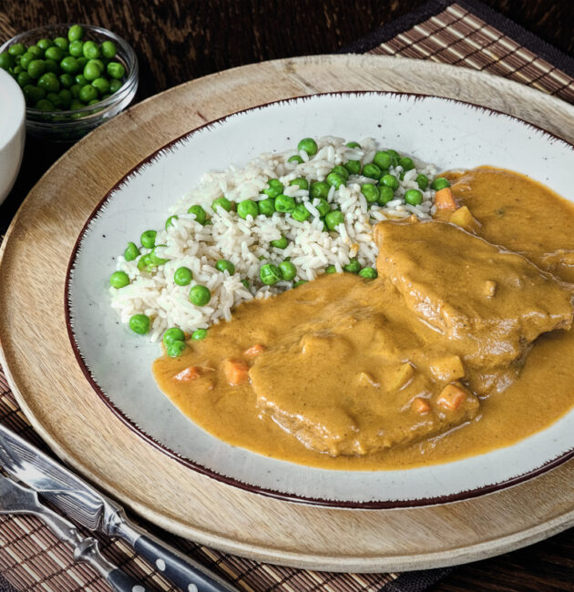 geschmorte Rindschnitzel in Wurzelsoße Rezept