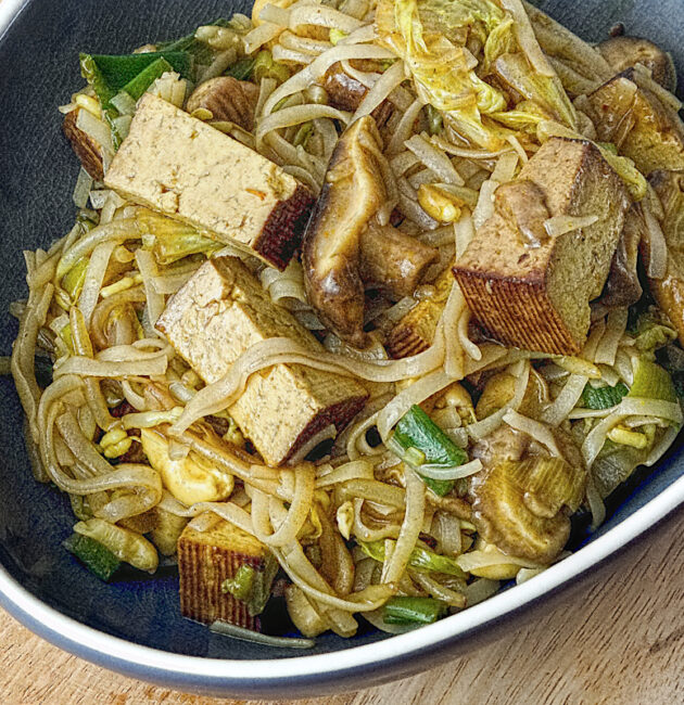 Reisnudeln mit Tofu Rezept