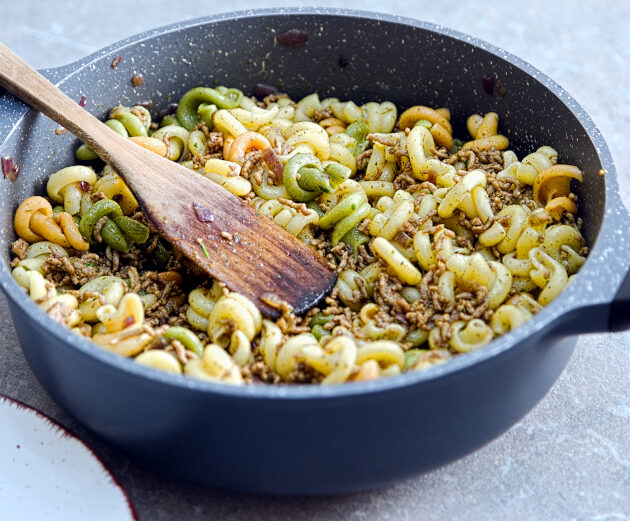 Haschee Nudeln Bunt Rezept