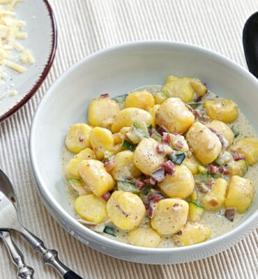 Speck Zucchini Gnocchi Rezept